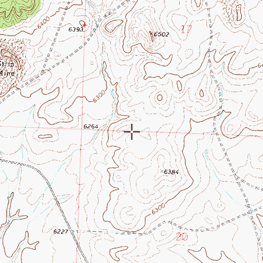 Topographic Map of Sage-Buella Mine, CO