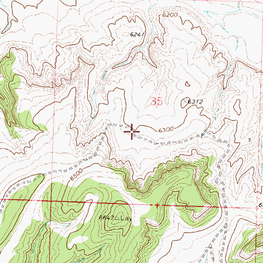 Topographic Map of Agnes Number Seven Claim, CO