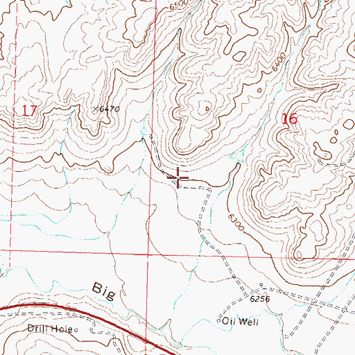 Topographic Map of Airborne Anomaly B17-102 Mine, CO