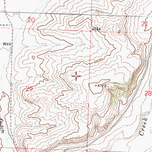 Topographic Map of Emerson Mine, CO