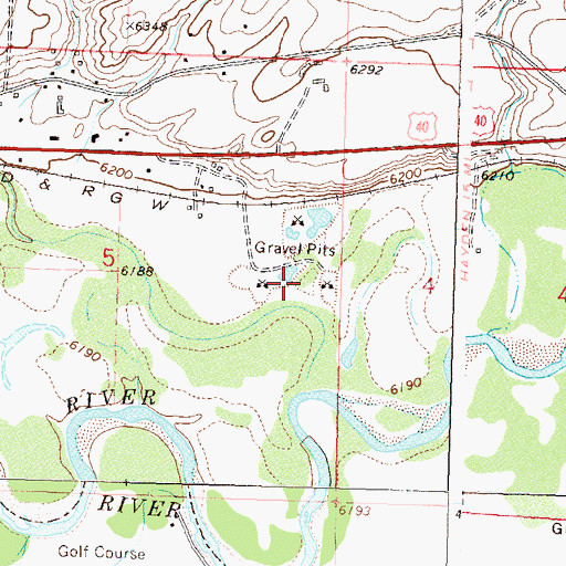 Topographic Map of Craig Pit, CO