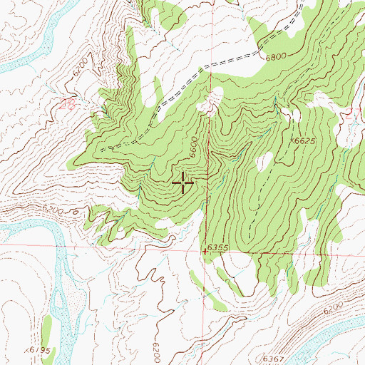 Topographic Map of Wisconsin Mine, CO