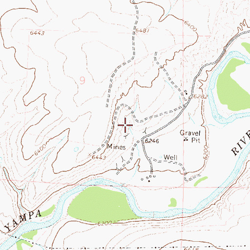Topographic Map of Phillips Mine, CO