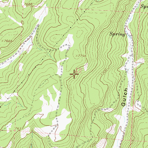 Topographic Map of Trapper Strip Mine, CO