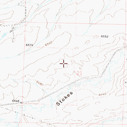 Topographic Map of Grassy Creek Coal Company Mine Number One, CO
