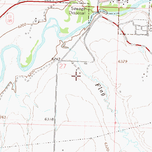 Topographic Map of Bloomfield Pit, CO