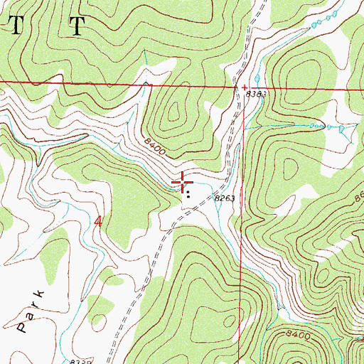 Topographic Map of Middle Fork Lode, CO