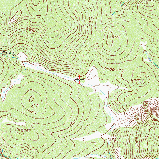 Topographic Map of Grand Republic Mine, CO