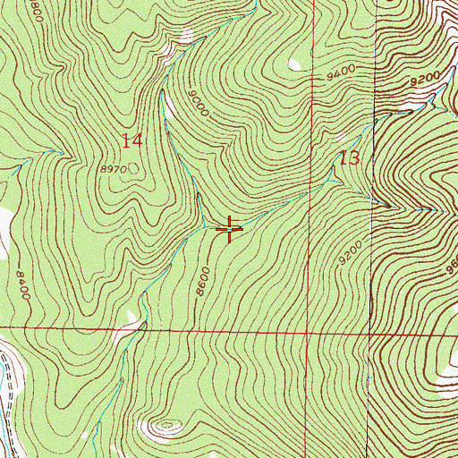 Topographic Map of Emancipation Group, CO