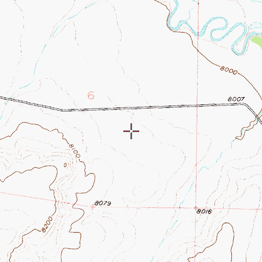 Topographic Map of Bourg Strip Mine, CO