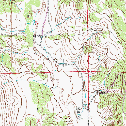 Topographic Map of Goodwin Quarry, CO
