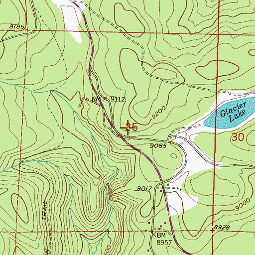 Topographic Map of N G Mitts Tungsten Prospects Number Two, CO