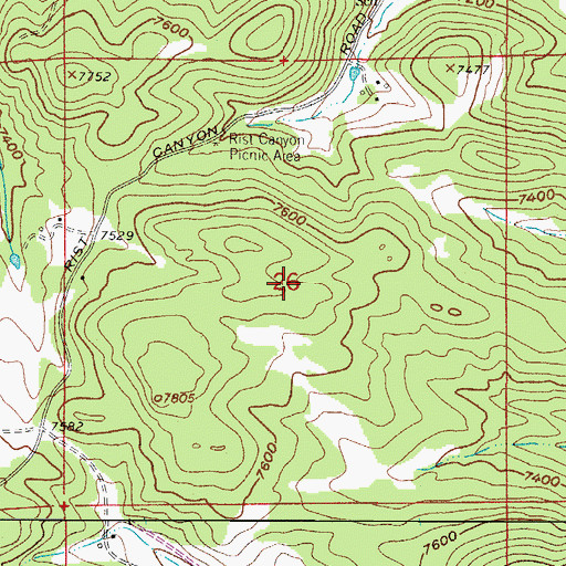 Topographic Map of Valley View Claims Number 142, CO