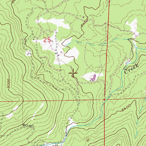 Topographic Map of Humphrey Beryl Pegmatite, CO