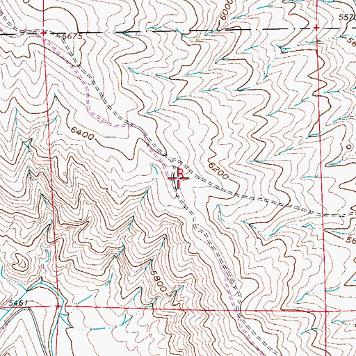 Topographic Map of Estes Belle Claim, CO