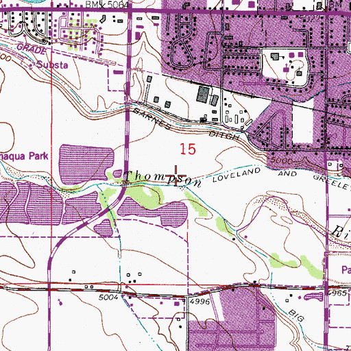 Topographic Map of Say Hawker Pit, CO