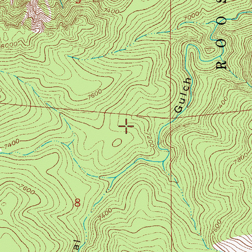 Topographic Map of Cal-Wood Mica Mine, CO
