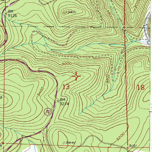 Topographic Map of Arapahoe Group of Claims, CO