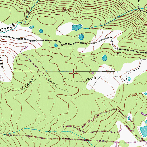Topographic Map of Majestic Mine, CO