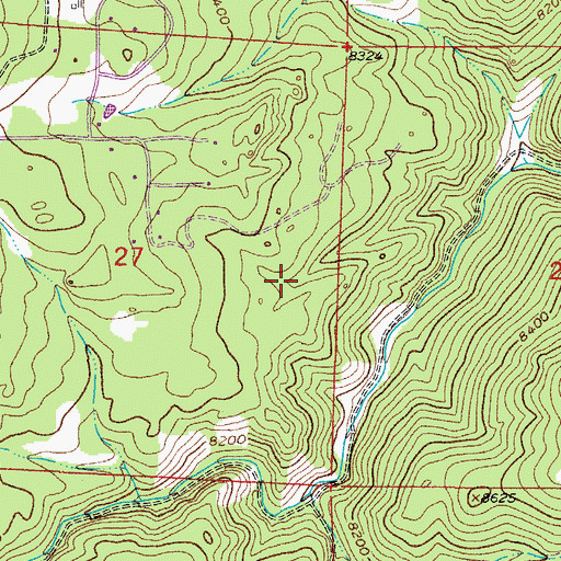 Topographic Map of John Jay Mine, CO