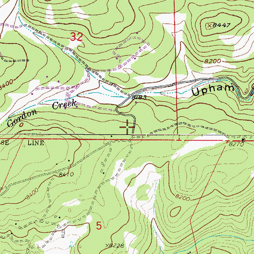 Topographic Map of Popout Mine, CO