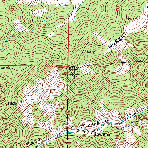 Topographic Map of Grey Eagle Mine, CO