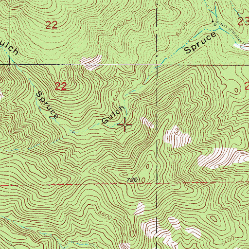 Topographic Map of New Girl Prospect, CO