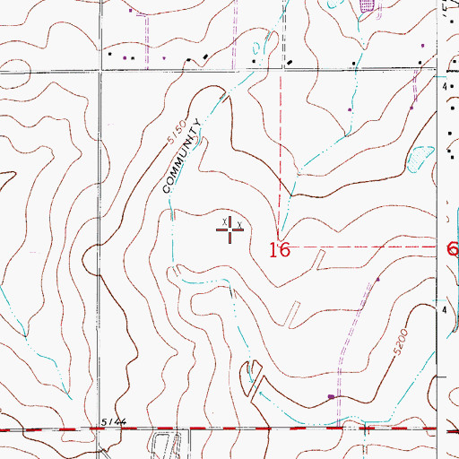 Topographic Map of Clayton Mine, CO