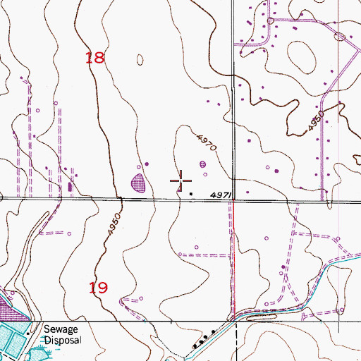 Topographic Map of Gentry Mine, CO
