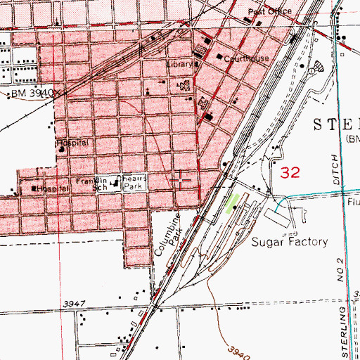 Topographic Map of Van Gundy Pit, CO