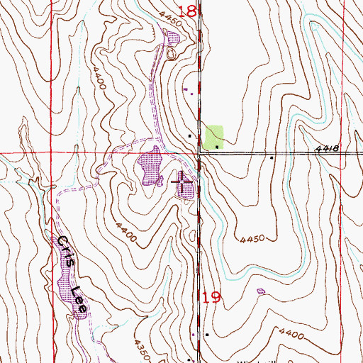 Topographic Map of Westoff Pit, CO