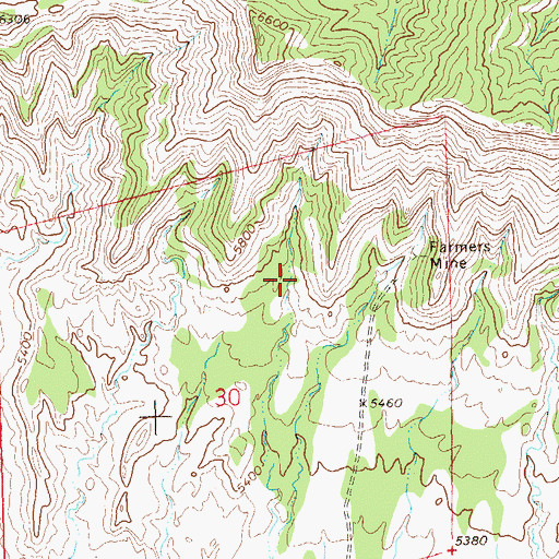 Topographic Map of Kelehen Mine, CO