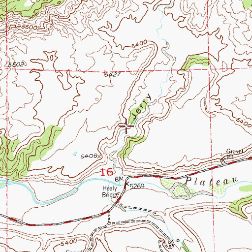 Topographic Map of Molina Deposit Mine, CO