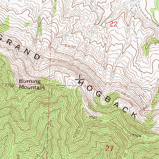 Topographic Map of Silt Mine, CO