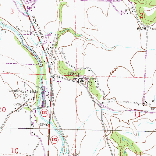 Topographic Map of Midcontinent Limestone Quarry, CO