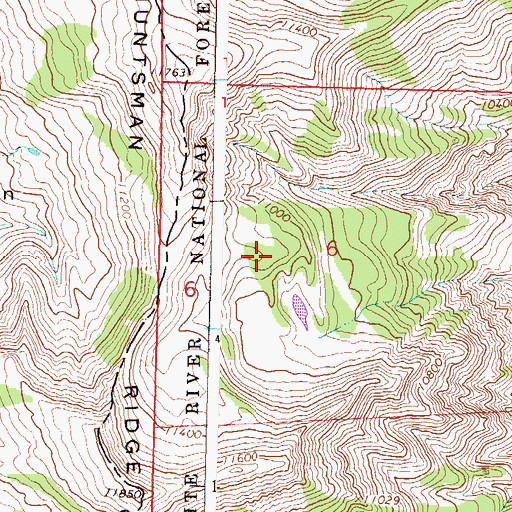 Topographic Map of Coal Basin Mine, CO