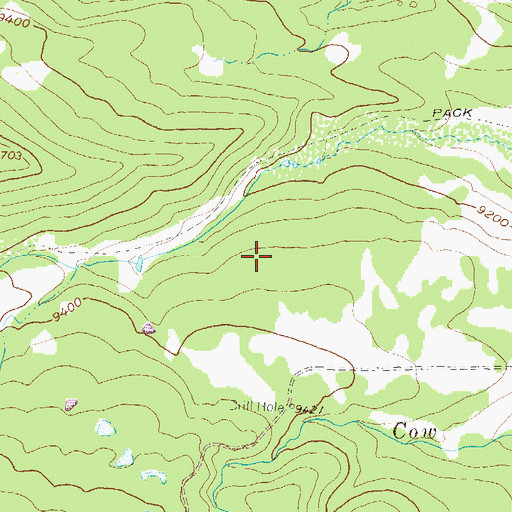Topographic Map of Molly Group Mine, CO