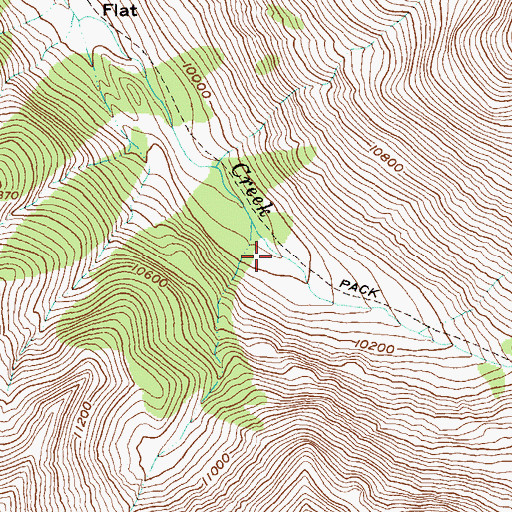 Topographic Map of Aspen-Riverside Group Mine, CO