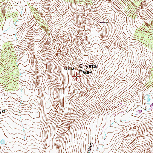 Topographic Map of North Pole Mine, CO