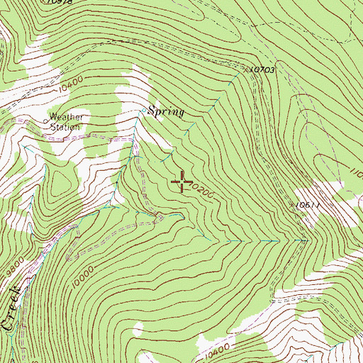 Topographic Map of Arrowhead Number One Mine, CO