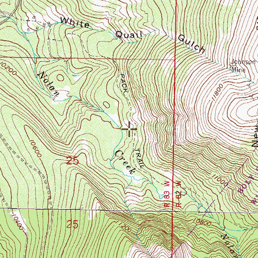 Topographic Map of At Last Mine, CO