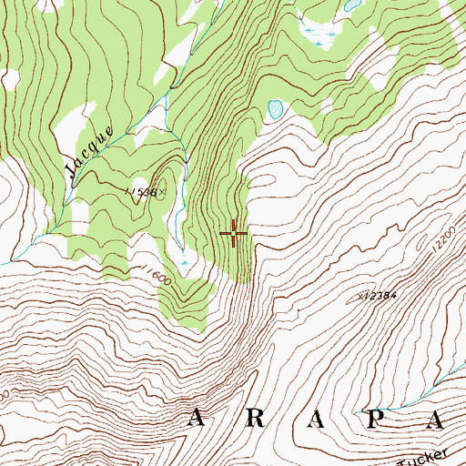 Topographic Map of Wilson Mine, CO