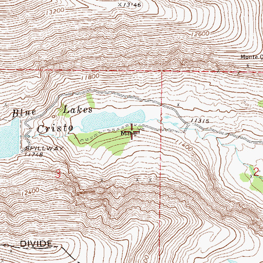 Topographic Map of Royal Gorge Mine, CO