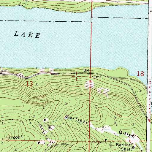 Topographic Map of Boyd Tunnel Mine, CO