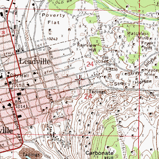 Topographic Map of Elk Mine, CO