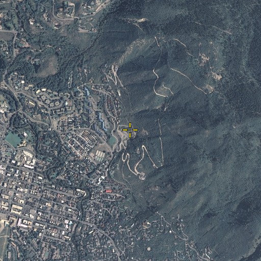 Aerial/Satellite Image of Smuggler Mine, CO
