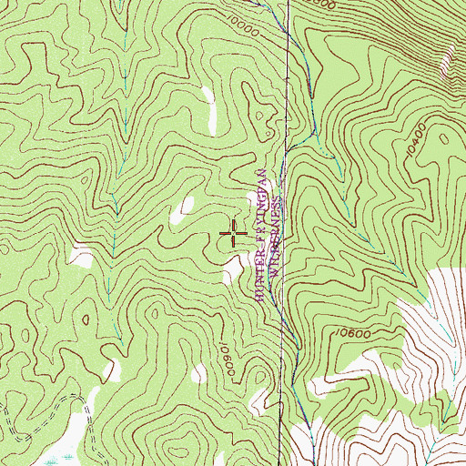 Topographic Map of Tower Durant Tunnel Mine, CO