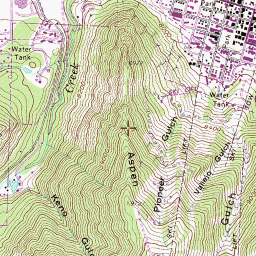 Topographic Map of Compromise Mining Company Mine, CO