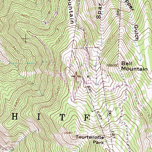 Topographic Map of Good Thunder Shaft Mine, CO