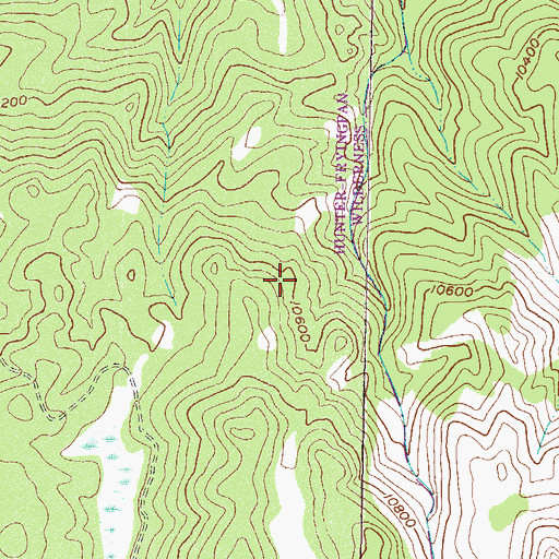 Topographic Map of Iowa Chief Mine, CO